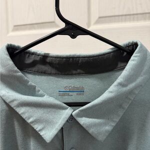 Columbia Men's Tech Trail Polo (Sky Blue)